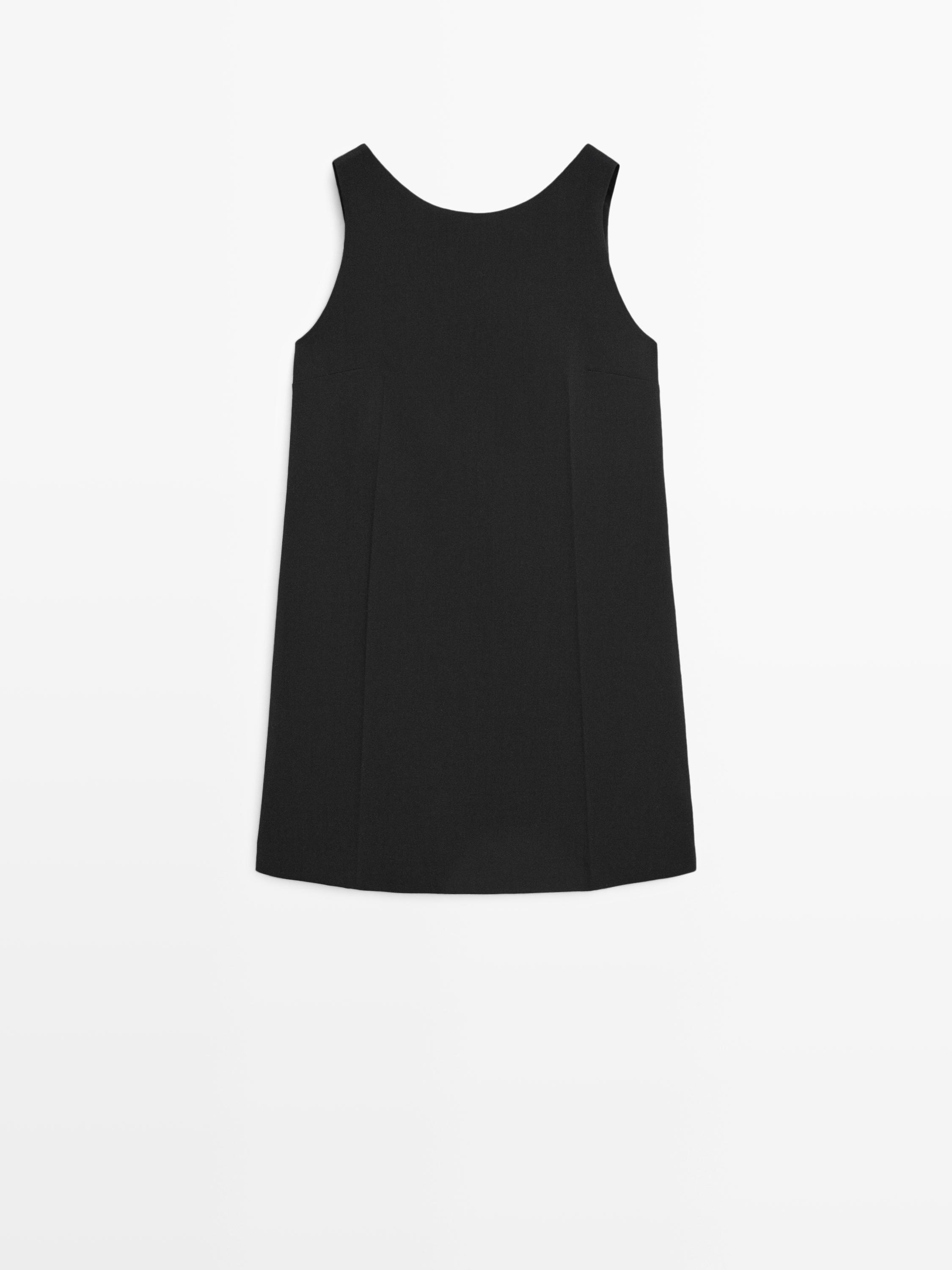 Robe courte laine